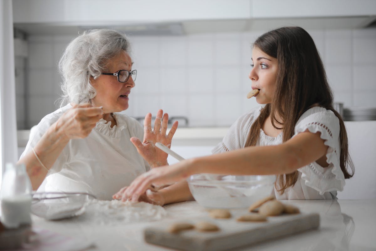 A woman baker styling a recipe shoot